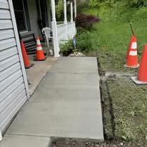 Repaired concrete