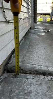 Damaged concrete